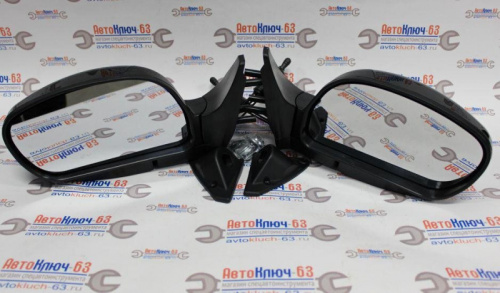 Боковые зеркала для а/м 2108-2115, Волна, черные YH-3387-M-B-09 в интернет-магазине avtofirma63.ru 