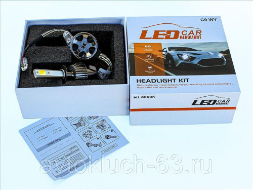 Светодиодные лампы C9WY LED трёх режимные H4