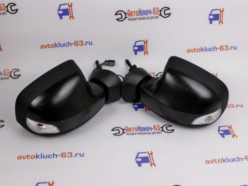 Боковые зеркала для R-90 и Рено Логан, Сандеро, Дастер с тросовым приводом обогревом и повторителем в интернет-магазине avtofirma63.ru 