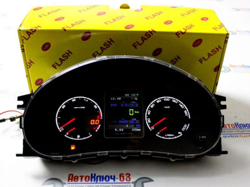 Комбинация приборов электронная для а/м 2110-2112, 1117-1119, 2170-2172, с евро панелью, FLASH-Х5
