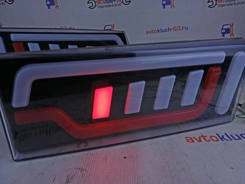 Задние фонари диодные для а/м 2109-2114 с бегающим поворотником в стиле Ауди