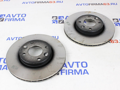 Передние тормозные диски R15 вентилируемые для а/м 2180-2181, R-90, Рено Логан гладкие, Автореал в интернет-магазине avtofirma63.ru 