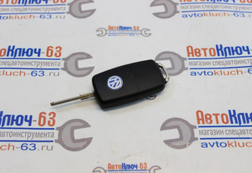 Выкидной ключ замка зажигания для а/м 1117-19, 2170-72, 2190-91, Datsun, 2123 по типу Volkswagen, 3 кнопки 1303032 в интернет-магазине avtofirma63.ru 