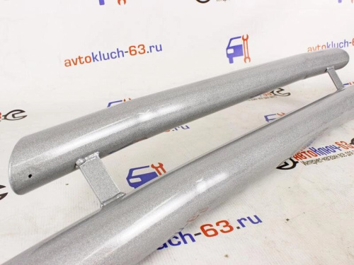 Защита переднего бампера двойная на Шевроле Нива с 2009 г.в. в интернет-магазине avtofirma63.ru 