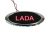 Светодиодный шильдик Лада Приора, Калина, Гранта с надписью «LADA», красный в интернет-магазине avtofirma63.ru 