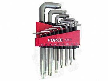 Набор ключей торкс Г-образных удлин.15 пр.Т6-Т60 Force в интернет-магазине avtofirma63.ru 