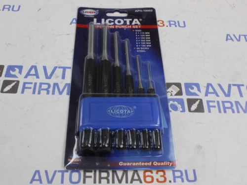 Набор выколоток 2-8 мм 6 предметов Licota