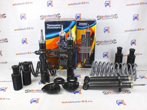 Комплект стоек в сборе на Лада Гранта, Гранта FL с саморегулирующимся клапаном, Технологии Будущего в интернет-магазине avtofirma63.ru 