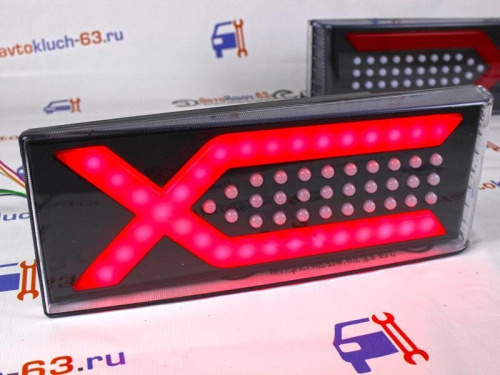 Задние фонари для а/м 2109-2114 Иксы диодные с поворотником