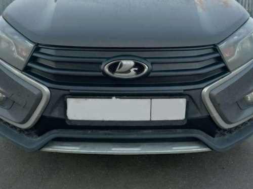 Зимняя защита переднего бампера Лада Веста CROSS, нижняя в интернет-магазине avtofirma63.ru 