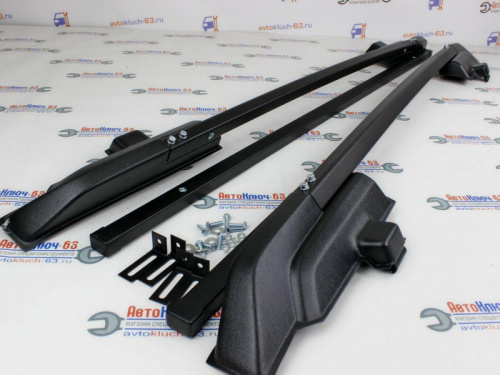 Рейлинги с поперечинами Лада Нива усиленные черный муар профиль 1,35 в интернет-магазине avtofirma63.ru 