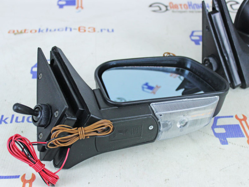 Боковые зеркала на ВАЗ 2104, 2105, 2107 нейтральный антиблик с обогревом и повторителем поворота Т-7бо Политех в интернет-магазине avtofirma63.ru 