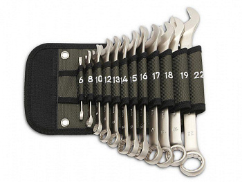 Набор ключей комбинированных 12 шт в фирменной сумке Дело Техники в интернет-магазине avtofirma63.ru 
