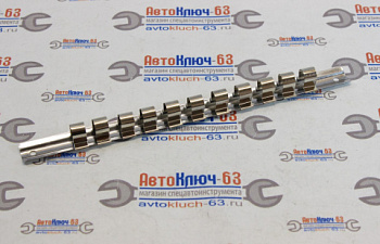 Планка для головок металлическая 1/2, 11 головок Дело Техники в интернет-магазине avtofirma63.ru 