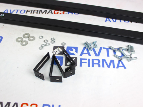 Рейлинги с поперечинами усиленные Черный муар Лада Калина хэтчбек LKA551511 в интернет-магазине avtofirma63.ru 