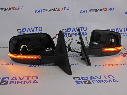 Боковые зеркала для а/м 2110-2112, 2170, 21704 с бегающим повторителем в стиле Лексус механические в интернет-магазине avtofirma63.ru 