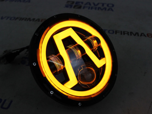 Фары светодиодные Нива 2121 УАЗ тюнинг с габаритом и поворотником TLM-020