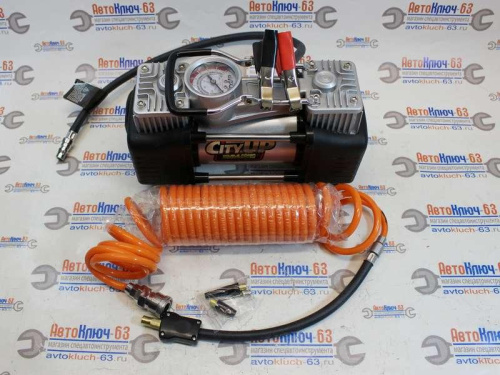 Картинка Автомобильный компрессор двухцилиндровый CityUP AC-620 Double Power в интернет-магазине avtofirma63.ru  Автомобильный компрессор двухцилиндровый CityUP AC-620 Double Power в интернет-магазине avtofirma63.ru