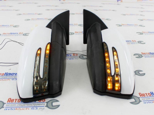 Боковые зеркала Лада Калина, Гранта, Датсун с повторителем AMG электрические в интернет-магазине avtofirma63.ru 