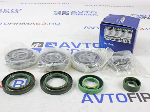 Комплект подшипников КПП Marel с сальниками на ВАЗ 2108-12, Лада Приора, Калина, Гранта, Веста, Икс Рей