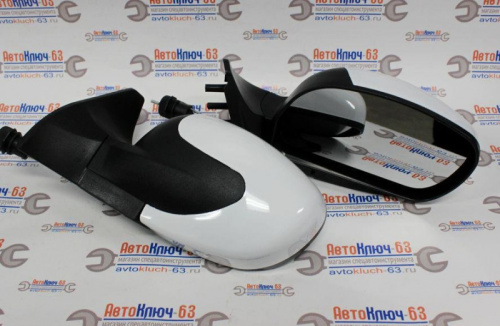 Боковые зеркала для а/м 2108-2115 Волна белые 3298-09 white в интернет-магазине avtofirma63.ru 