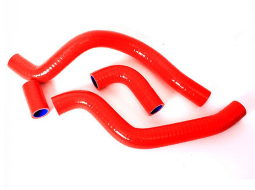 Патрубки радиатора ВАЗ 2112 красный силикон (к-т 4 шт.) A-Sport в интернет-магазине avtofirma63.ru 