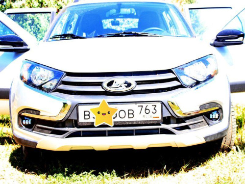 Противотуманные фары для а/м 2180, 2121, 2190 ФЛ двухрежимные, 3 линзы Автосвет 50W