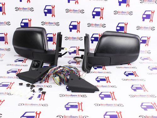 Заводские боковые зеркала в стиле Урбан для а/м 21214 с электроприводом, обогревом, жгуты, джойстик, уголки в интернет-магазине avtofirma63.ru 