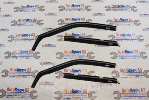 Дефлекторы (ветровики) для окон вставные для а/м 2110, 2112, Azard в интернет-магазине avtofirma63.ru 