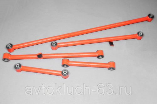 Реактивные штанги (Кросс) ВАЗ 2101-2107, 2121-2123 нерегулируемые на Лада 4x4 Нива