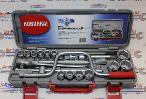 Набор шоферского инструмента № 3 (6-гр. головки) НИЗ в интернет-магазине avtofirma63.ru 