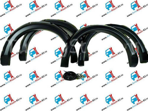 Накладки колесных арок Урбан окрашенные на Лада Нива 4х4 в интернет-магазине avtofirma63.ru 