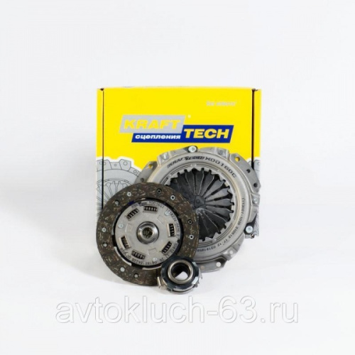 Сцепление в сборе с тросиковой КПП для а/м 2170-72, 2190-94, KraftTech в интернет-магазине avtofirma63.ru 