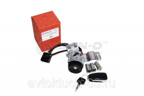 Выключатель замка зажигания ВАЗ 1118 Калина с личинками замков дверей с выкидным ключом в интернет-магазине avtofirma63.ru 