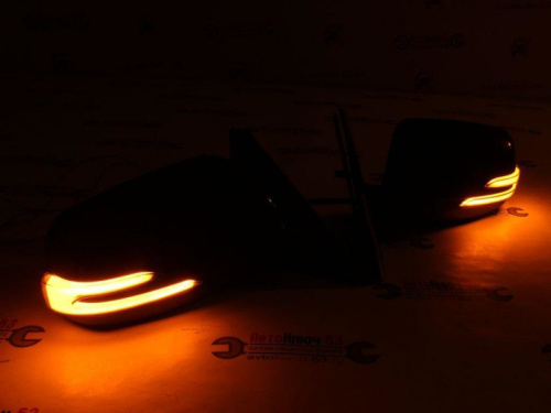 Боковые зеркала для а/м 2110-2112, 2170, 2190, 2191, 21704 с бегающим повторителем AMG плазма и обогревом электрические в интернет-магазине avtofirma63.ru 