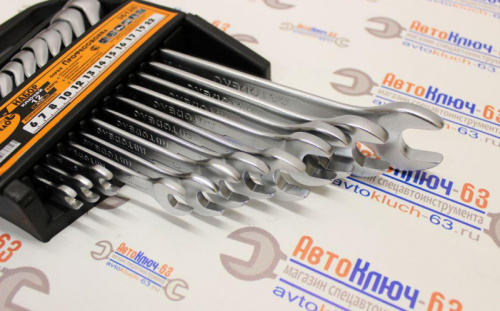 Набор ключей рожково-накидных (коленчатых) 12 предметов 36126 АвтоDело в интернет-магазине avtofirma63.ru 
