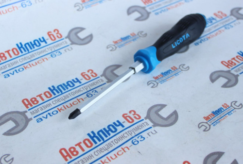 Отвертка усиленная цельнометаллическая (крест) PH2, 100 мм Licota ASD-351002 в интернет-магазине avtofirma63.ru 