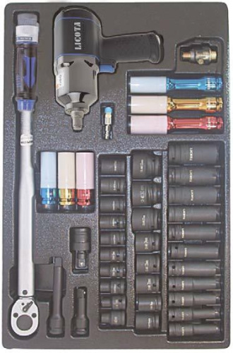 Набор с гайковертом, ударными головками и динамометрическим ключом Licota в интернет-магазине avtofirma63.ru 