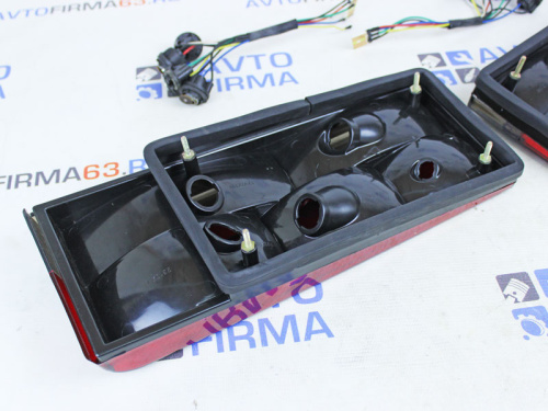 Задние фонари для а/м 2108-21099, 2113, 2114 серые с красной полосой