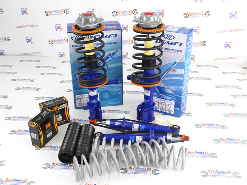 Подвеска в сборе ВАЗ 2110, 2111, 2112 Demfi Comfort газомасляная в интернет-магазине avtofirma63.ru 