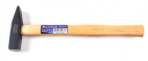Молоток с ручкой из дерева Гикори 100 грамм AHM-00100, Licota