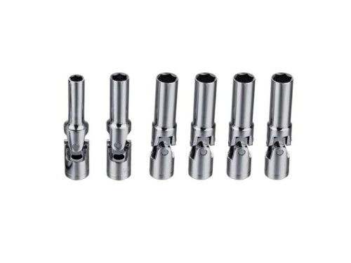 Набор шестигранных шарнирных головок 3/8" для свечей накала 8-16 мм AV Steel в интернет-магазине avtofirma63.ru 
