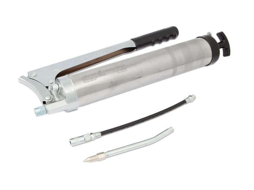 Шприц для смазки плунжерный нержавеющий корпус 800 см3 Дело Техники в интернет-магазине avtofirma63.ru 