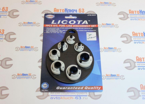 Набор съемников  для разъединения трубок топливной системы и системы кондиционирования Licota в интернет-магазине avtofirma63.ru 