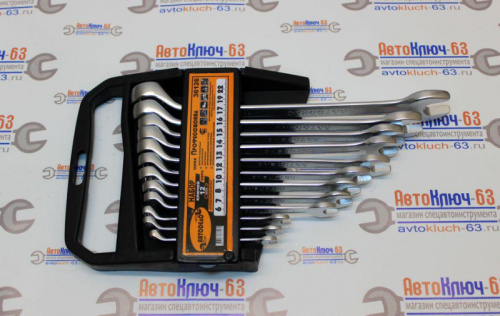 Набор ключей рожково-накидных (коленчатых) 12 предметов 36126 АвтоDело в интернет-магазине avtofirma63.ru 