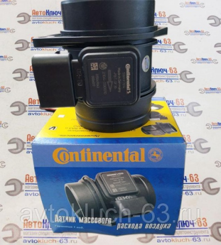 Датчик массового расхода воздуха continental 2104-1130010