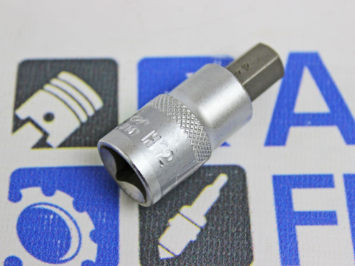 Головка со вставкой 1/2 шестигранник 12 мм L=55 мм в интернет-магазине avtofirma63.ru 