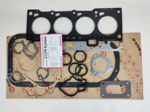 Полный комплект прокладок ВАЗ 11194 Калина (1.4, 16 клап.) Стандарт двигателя для автомобилей ВАЗ