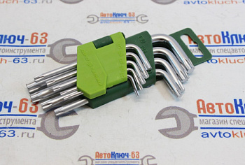 Набор ключей коротких Torx 9 шт Т10-Т50 Дело Техники от интернет-магазина avtofirma63.ru 