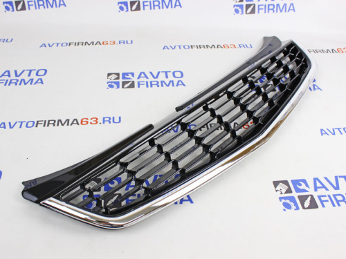 Решетка радиатора соты хром на Лада Приора 2 SE в интернет-магазине avtofirma63.ru 
